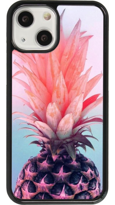 Hülle iPhone 13 mini - Purple Pink Pineapple