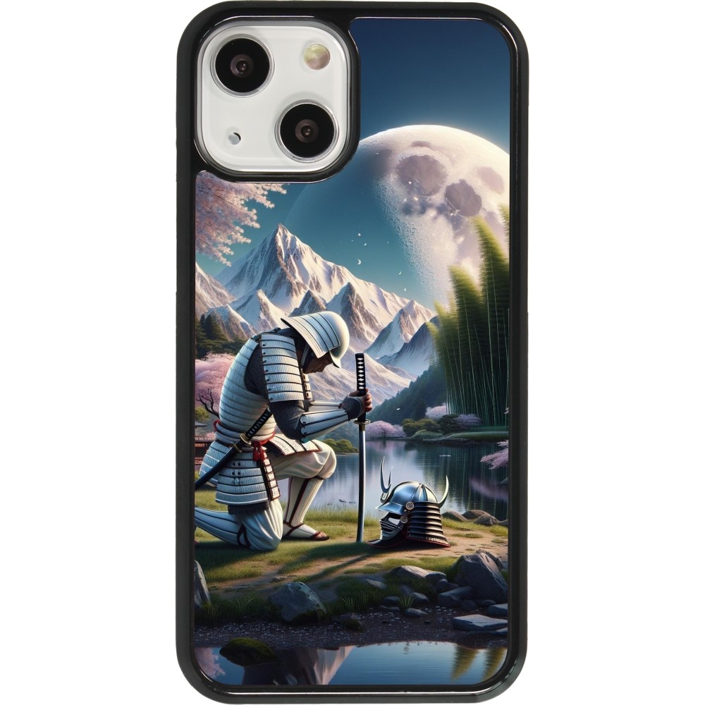 iPhone 13 mini Case Hülle - Samurai Katana Mond