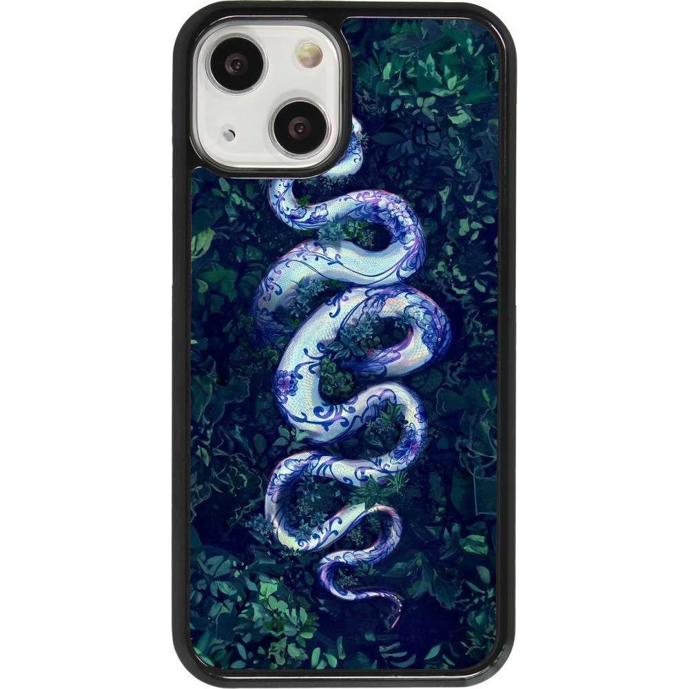 iPhone 13 mini Case Hülle - Snake Blue Anaconda