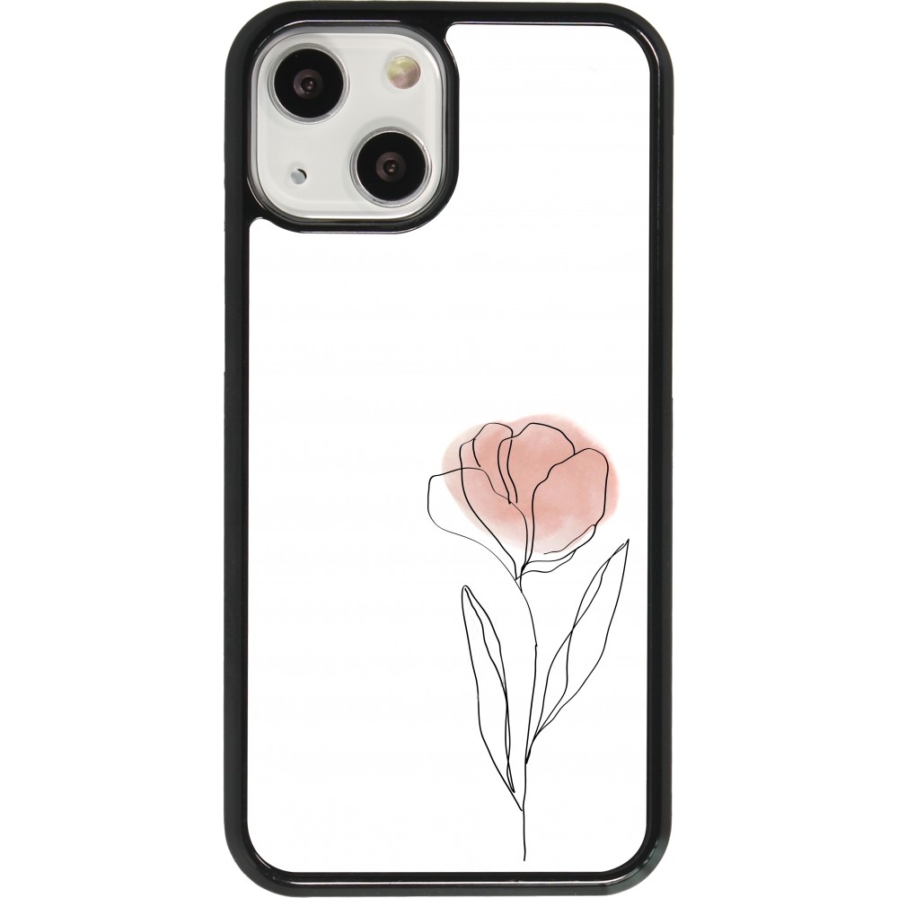 iPhone 13 mini Case Hülle - Spring 23 minimalist flower