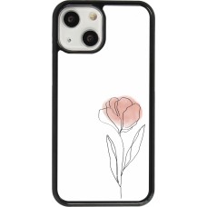 iPhone 13 mini Case Hülle - Spring 23 minimalist flower
