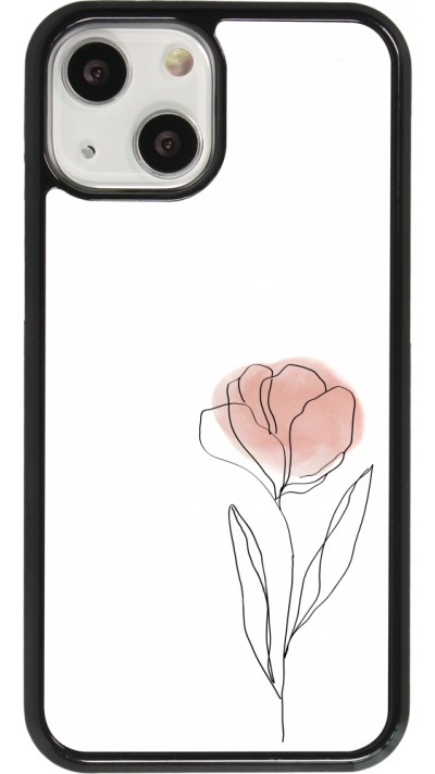 iPhone 13 mini Case Hülle - Spring 23 minimalist flower