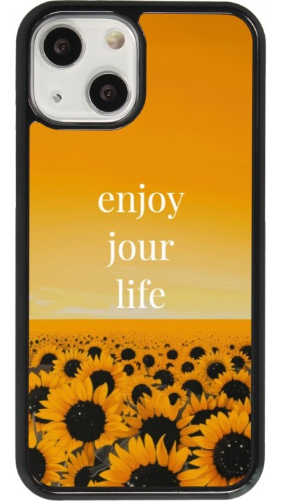 iPhone 13 mini Case Hülle - Summer 2025 Enjoy your life