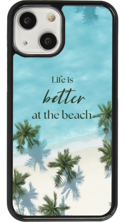 iPhone 13 mini Case Hülle - Summer 2025 Life is better at the beach