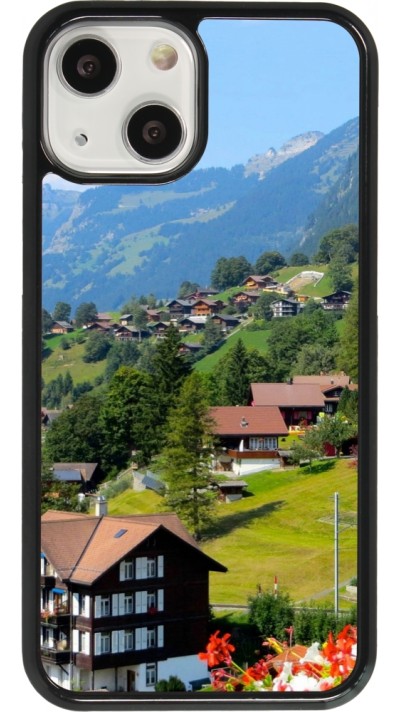 Coque iPhone 13 mini - Fête Nationale Suisse Paysage