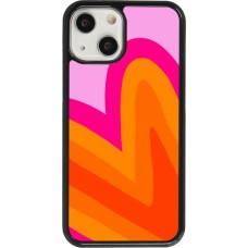 iPhone 13 mini Case Hülle - Valentine 2024 heart gradient