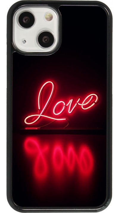 Coque iPhone 13 mini - Valentine 2025 Neon Love