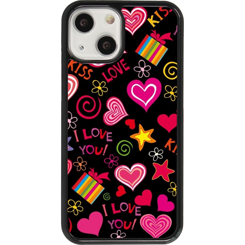 iPhone 13 mini Case Hülle - Valentine 2023 love symbols