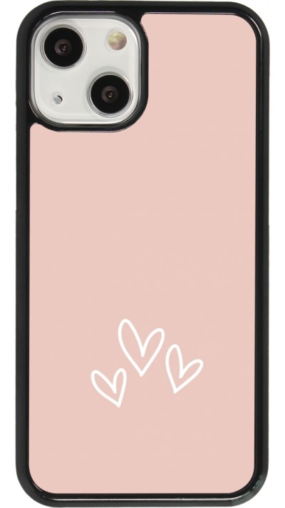 iPhone 13 mini Case Hülle - Valentine 2023 three minimalist hearts