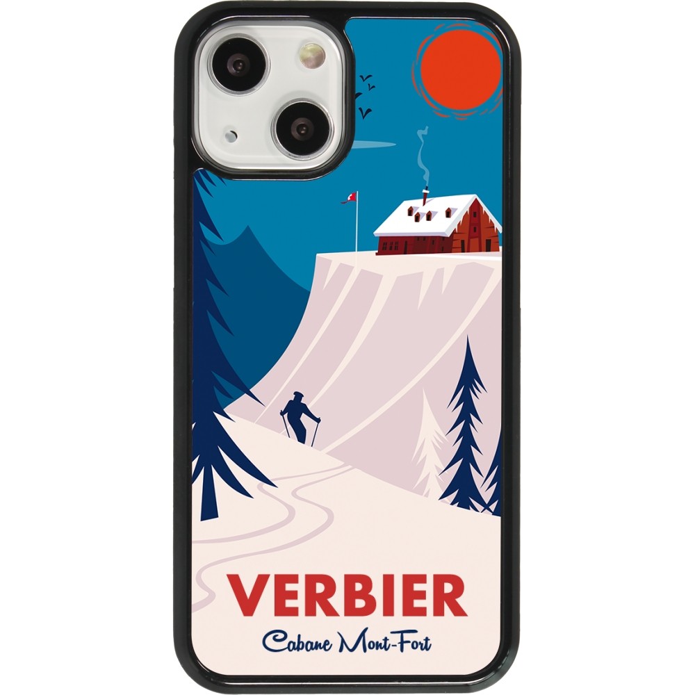iPhone 13 mini Case Hülle - Verbier Cabane Mont-Fort