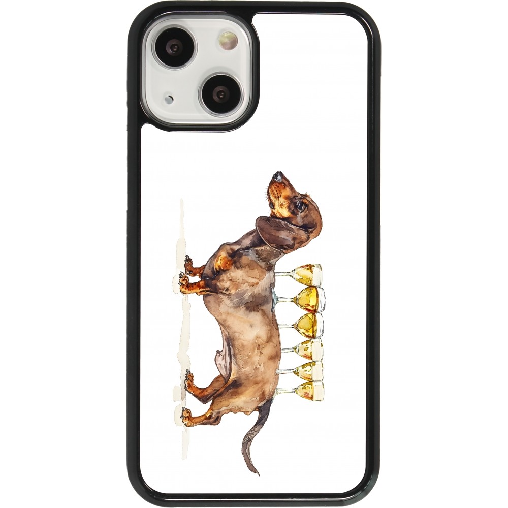 iPhone 13 mini Case Hülle - Wine Teckel