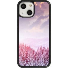 iPhone 13 mini Case Hülle - Winter 22 Pink Forest