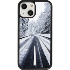 iPhone 13 mini Case Hülle - Winter 22 Snowy Road