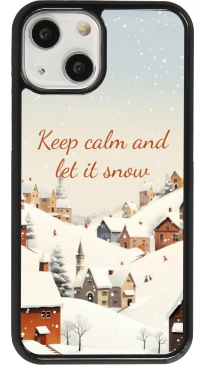 iPhone 13 mini Case Hülle - Winter 25 Winter Keep calm and let it snow