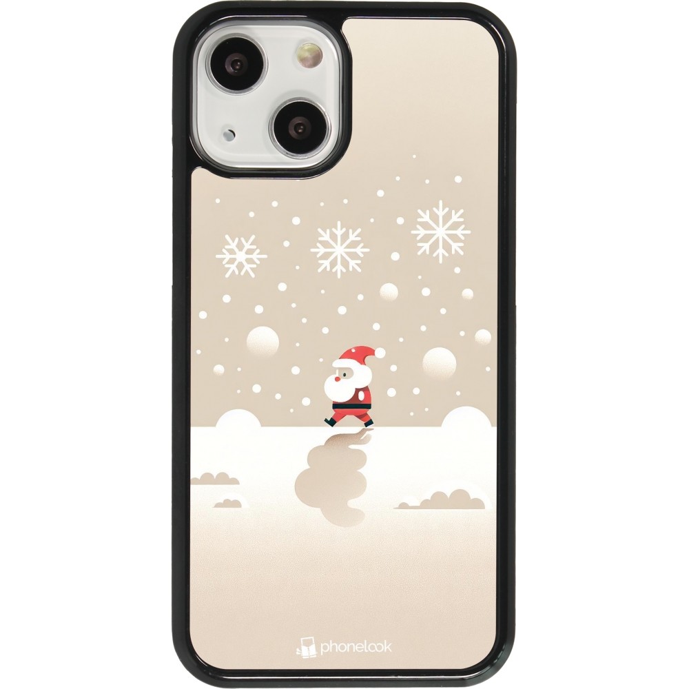 iPhone 13 mini Case Hülle - Weihnachten 2023 Minimalistischer Weihnachtsmann