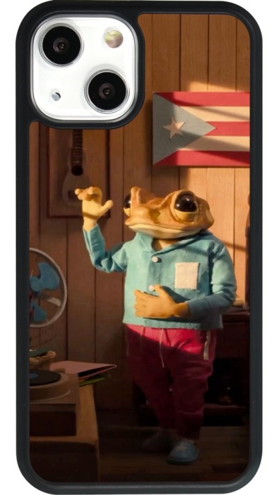 iPhone 13 mini Case Hülle - Silikon schwarz Dancing frog DTMF
