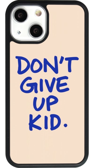 iPhone 13 mini Case Hülle - Silikon schwarz Dont give up kid 2026