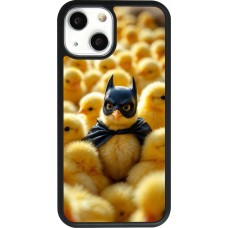 iPhone 13 mini Case Hülle - Silikon schwarz Easter 2026 Chicken Batman