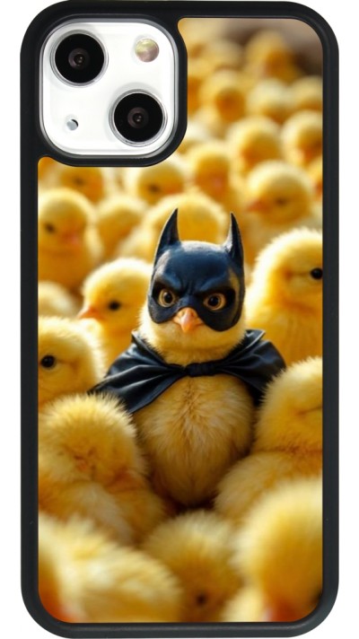 iPhone 13 mini Case Hülle - Silikon schwarz Easter 2026 Chicken Batman
