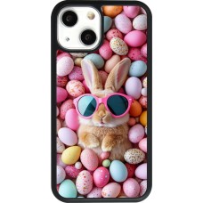 iPhone 13 mini Case Hülle - Silikon schwarz Easter 2026 Rabbit fun