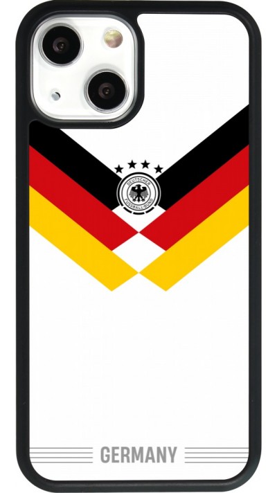 iPhone 13 mini Case Hülle - Silikon schwarz Deutschland 2026 personalisierbares Fussballtrikot