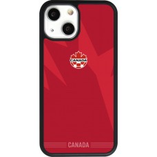 iPhone 13 mini Case Hülle - Silikon schwarz Kanada 2026 personalisierbares Fussballtrikot