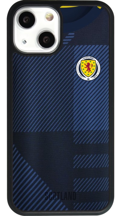 iPhone 13 mini Case Hülle - Silikon schwarz Schottland personalisierbares Fussballtrikot