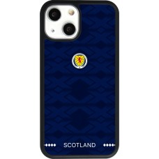 iPhone 13 mini Case Hülle - Silikon schwarz Schottland 2026 personalisierbares Fussballtrikot