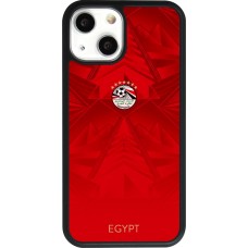 iPhone 13 mini Case Hülle - Silikon schwarz Ägypten 2026 personalisierbares Fussballtrikot