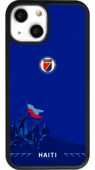 iPhone 13 mini Case Hülle - Silikon schwarz Haiti 2026 personalisierbares Fussballtrikot