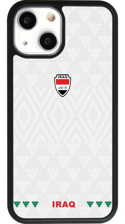 iPhone 13 mini Case Hülle - Silikon schwarz Irak 2026 personalisierbares Fussballtrikot
