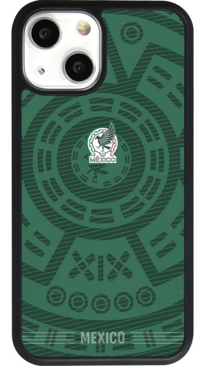 iPhone 13 mini Case Hülle - Silikon schwarz Mexiko 2026 personalisierbares Fussballtrikot