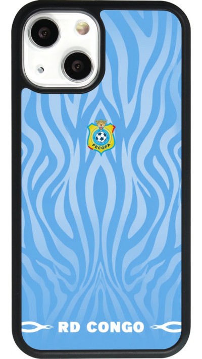 iPhone 13 mini Case Hülle - Silikon schwarz Demokratische Republik Kongo 2026 personalisierbares Fussballtrikot