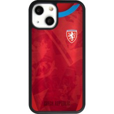 iPhone 13 mini Case Hülle - Silikon schwarz Tschechische Republik personalisierbares Fussballtrikot