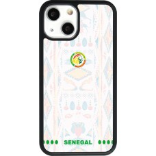 iPhone 13 mini Case Hülle - Silikon schwarz Senegal 2026 personalisierbares Fussballtrikot