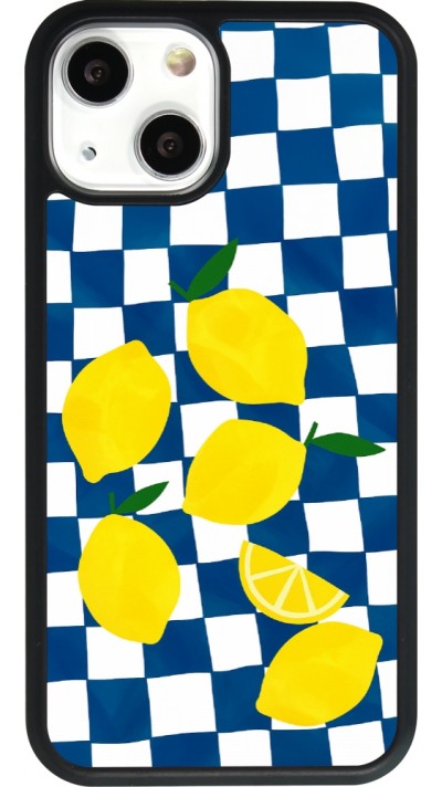 iPhone 13 mini Case Hülle - Silikon schwarz Illustration lemons 2026