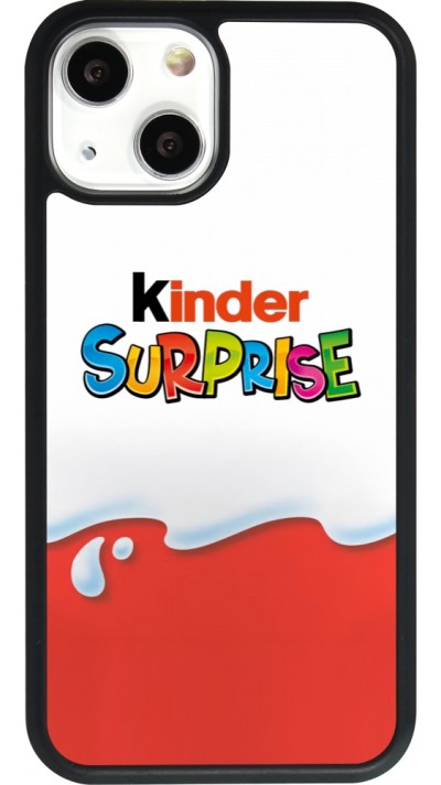 iPhone 13 mini Case Hülle - Silikon schwarz Kinder Surprise