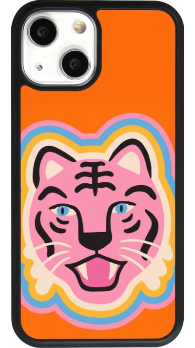 iPhone 13 mini Case Hülle - Silikon schwarz Lion colors 2026
