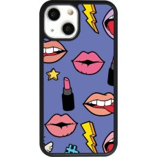 iPhone 13 mini Case Hülle - Silikon schwarz Lips and lipgloss