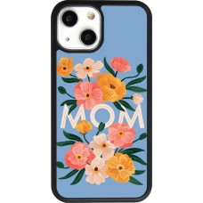 iPhone 13 mini Case Hülle - Silikon schwarz Mom 2026 Flowers
