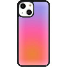 iPhone 13 mini Case Hülle - Silikon schwarz Orange Pink Blue Gradient