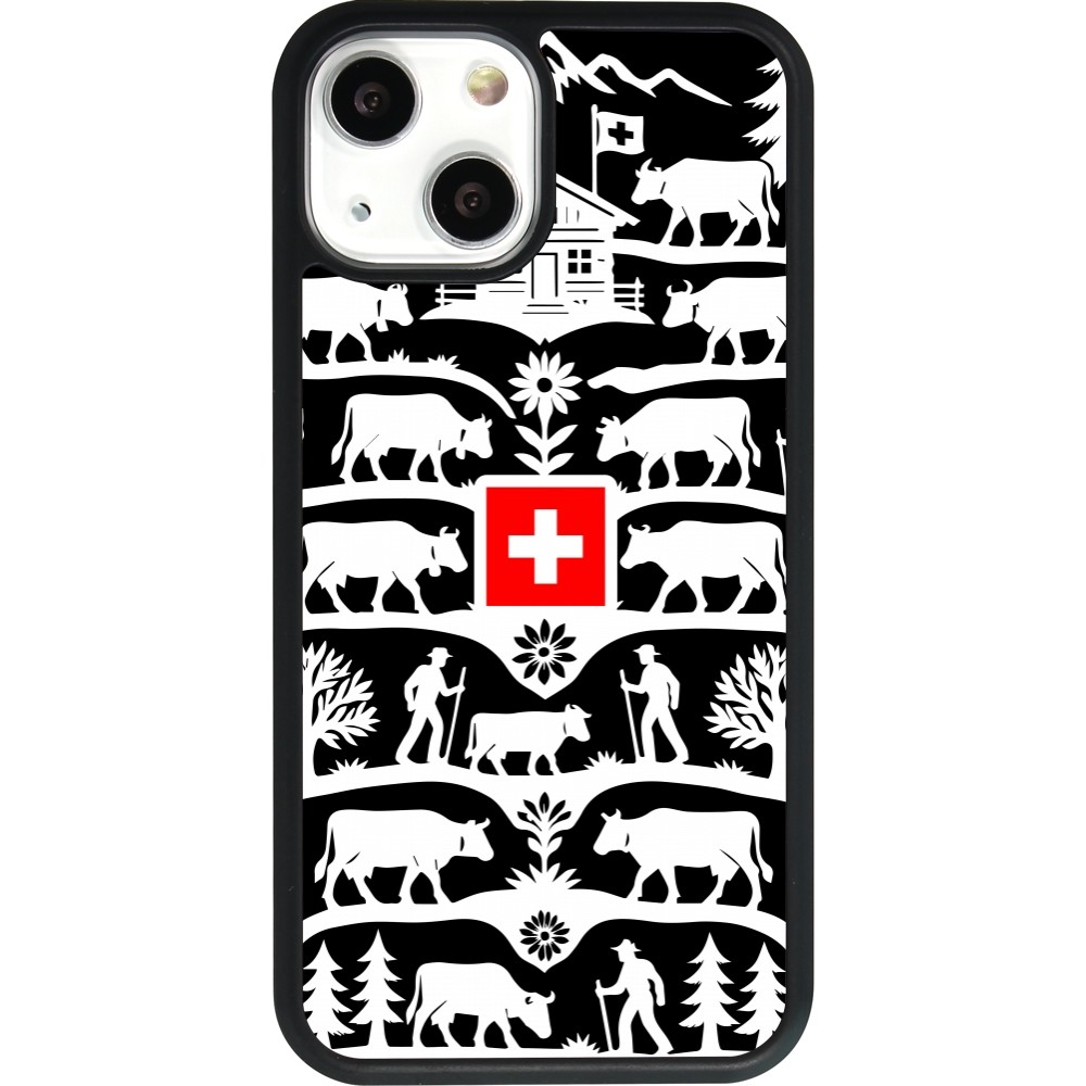 iPhone 13 mini Case Hülle - Silikon schwarz Poya Schweiz 3 schwarz
