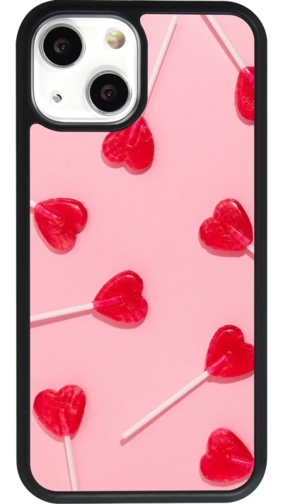 iPhone 13 mini Case Hülle - Silikon schwarz Saint Valentines Day 26 Lollipop