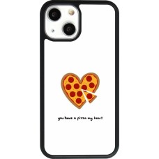 iPhone 13 mini Case Hülle - Silikon schwarz Saint Valentines Day 26 You have my pizza heart