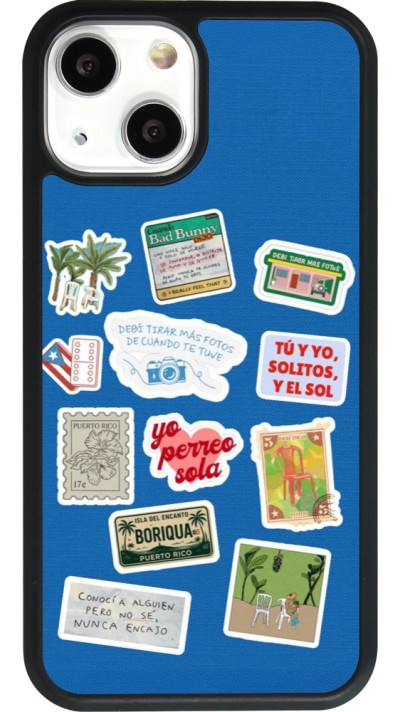 iPhone 13 mini Case Hülle - Silikon schwarz Seals of the Dominican Republic DTMF