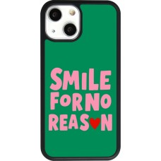iPhone 13 mini Case Hülle - Silikon schwarz Smile for no reason 2026