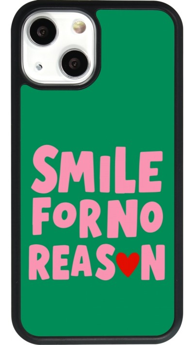 iPhone 13 mini Case Hülle - Silikon schwarz Smile for no reason 2026