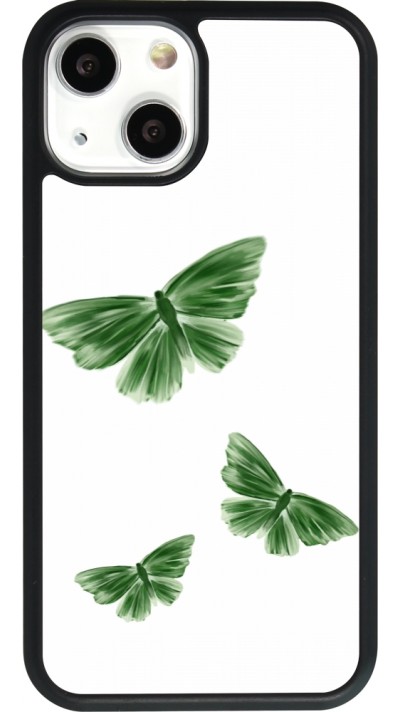 iPhone 13 mini Case Hülle - Silikon schwarz Butterflies 2026