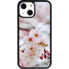 iPhone 13 mini Case Hülle - Silikon schwarz Cherry tree 2026