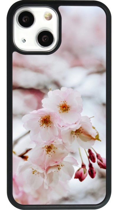 iPhone 13 mini Case Hülle - Silikon schwarz Cherry tree 2026